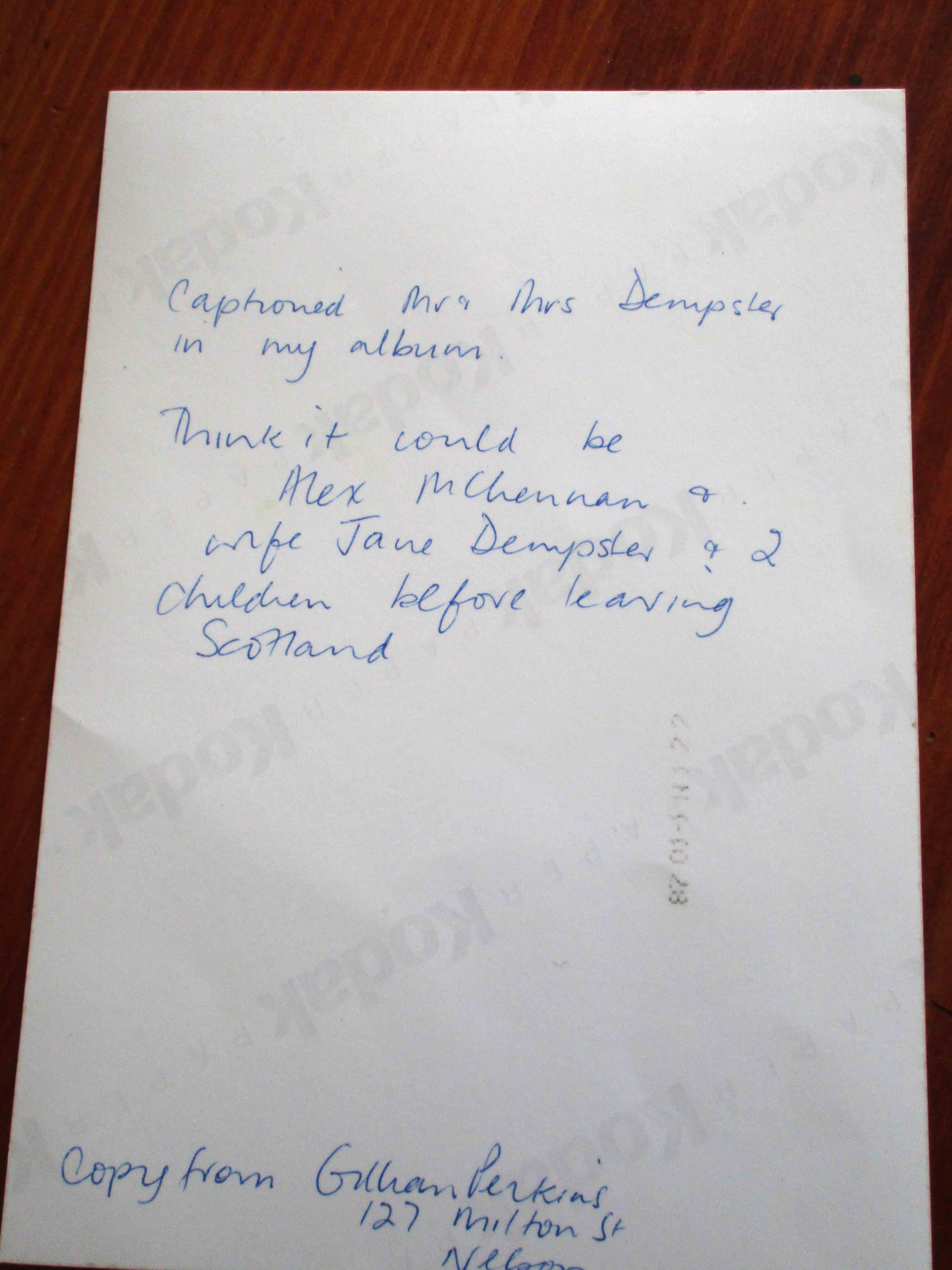 Photo of photos/Alexander McLennan b1822 Contin fam grp Back
